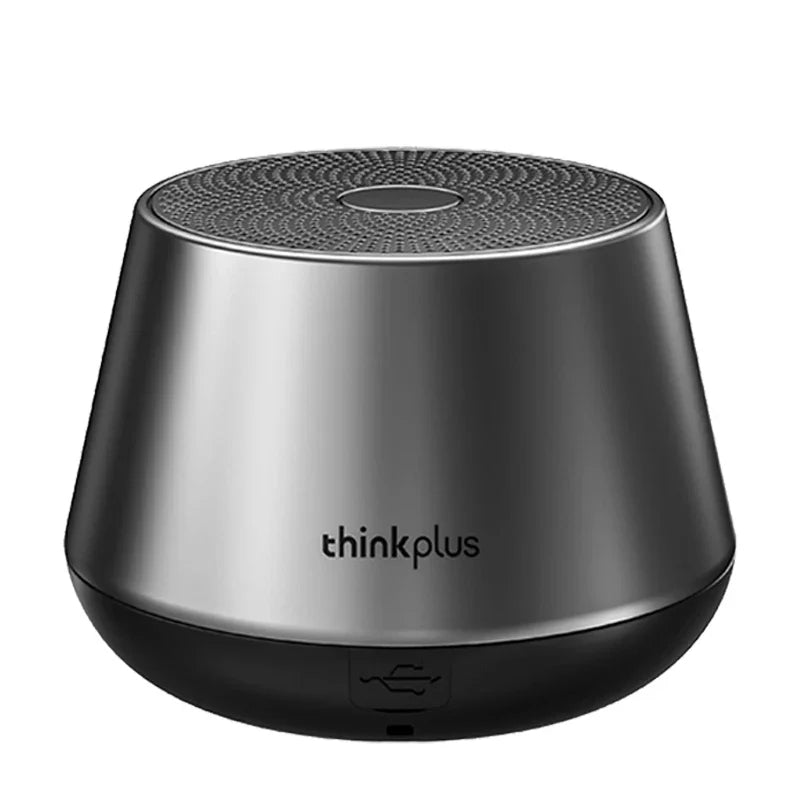 Mini Wireless Speaker with sleek design and USB port.