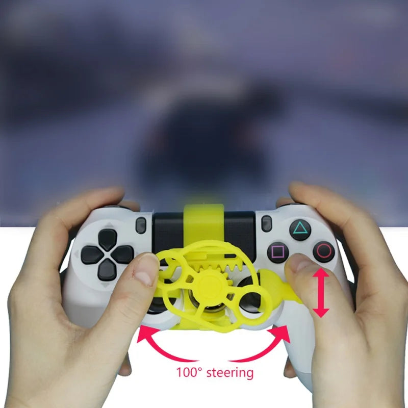 Mini Steering 3D printing Wheel Racing Games Auxiliary Controller Game Joystick Simulator Gamepad For Sony PS4 Controller