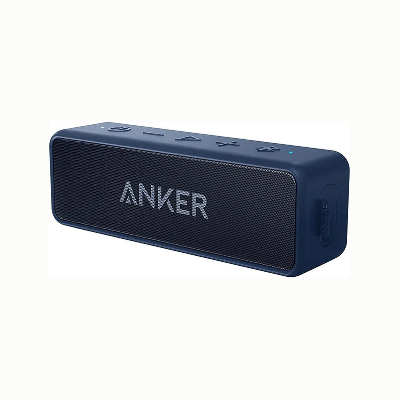 Anker Soundcore 2 Portable Wireless Bluetooth Speaker with enhanced bass and clear audio.