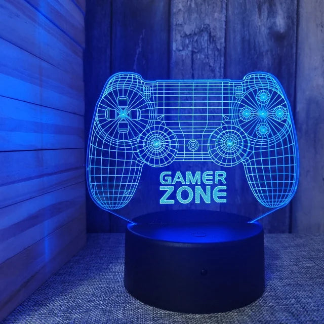 PS4 Gamepad 3D Night Light