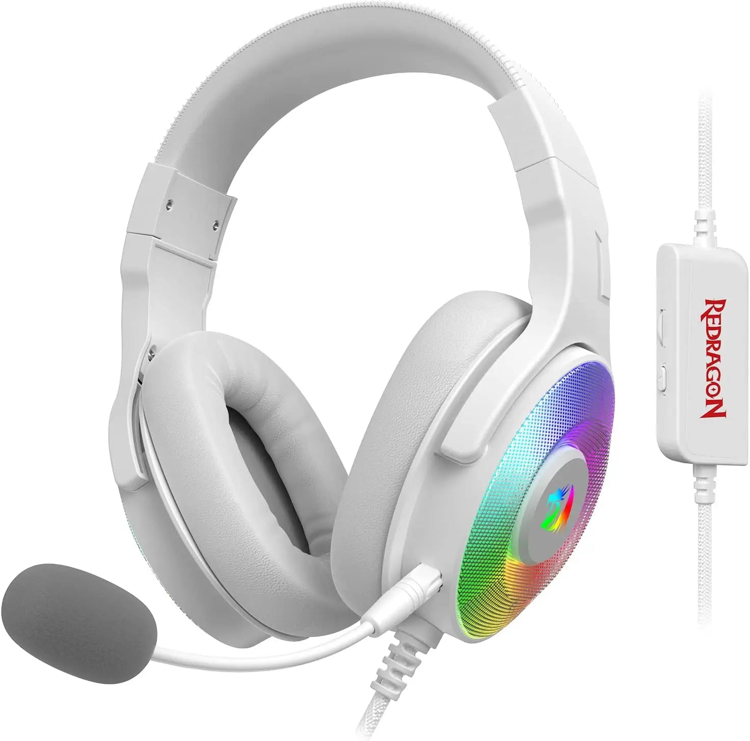 Redragon H350 White Wired Gaming Headset